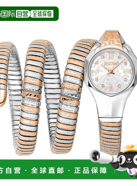 自营Just Cavalli Women's Snake 316L Stainless Steel Watch -