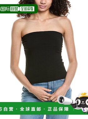 自营 James Perse管顶-黑色 美国奥莱直发新款性感