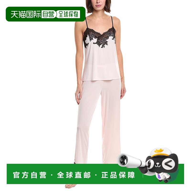 自营Natori 2pc Enchant Cami Pajama Set - pink 美国奥莱直发