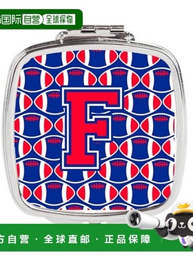 自营 Carolines Treasures CJ1076-FSCM 字母 F 足球哈佛深正品