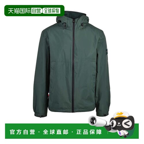 自营tommy hilfigerMen's Windbreaker Jacket - Green - grey 美