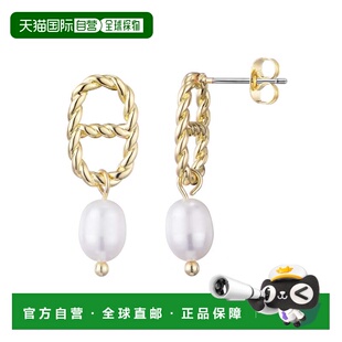自营adornia14k Gold Plated Freshwater Pearl Mariner Link Dro