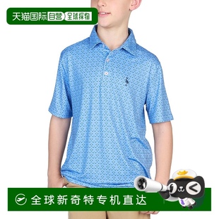 自营 美国奥莱直发 TailorByrd性能Polo衫 蓝色