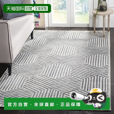 自营safaviehMirage Hand Made Area rug, Light Grey / Charcoal