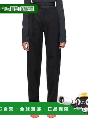 1h可退 香港直邮潮奢 Jade Cropper 女士 黑色双袋长裤 20230404