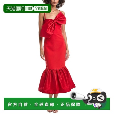自营LIKELY Patti Midi连衣裙-红色 美国奥莱直发