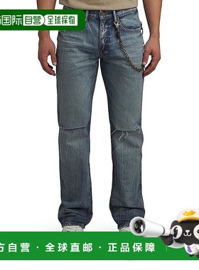 1h可退 【美国直邮】prps 男士 牛仔裤直筒经典潮牌显瘦 休闲百搭