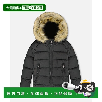 自营deux par deuxPuffy Winter Jacket Black - black 美国奥莱