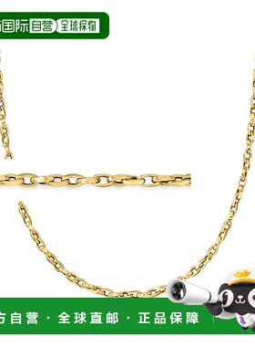 自营 Ross-Simons 意大利 3 毫米 14 节黄金加长电缆链式项链 - 2