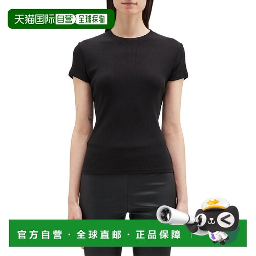 自营theoryThrory Tiny t恤-黑色 美国奥莱直发