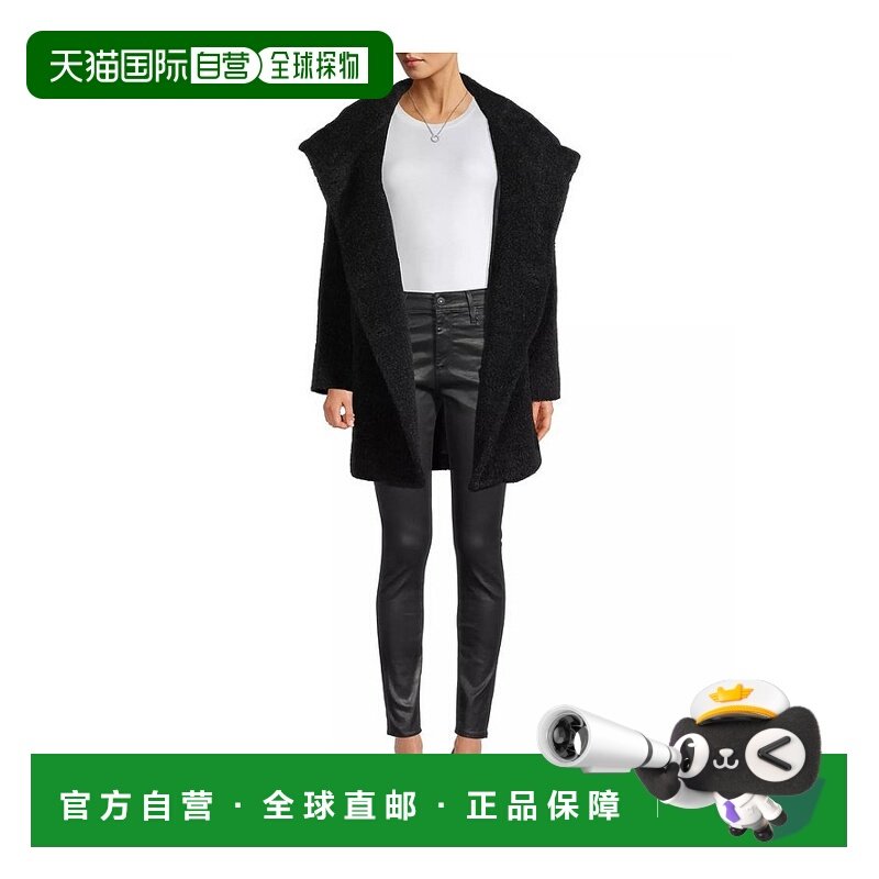 1h可退 【美国直邮】Sofia Cashmere Alpaca Wool Boucle Cocoon