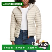 美 Vicky The 自营Save Basic Duck Hooded beige Short Jacket