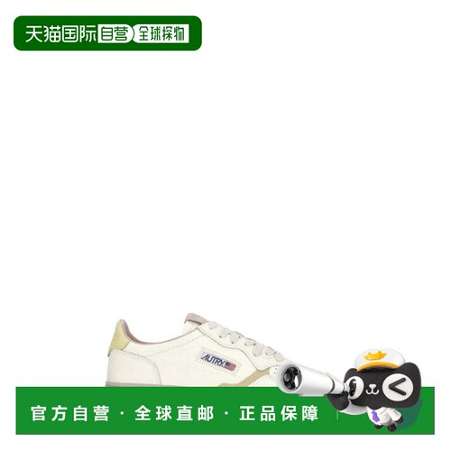 自营autry象牙奖章获得者低皮革运动鞋-中性 美国奥莱直发厚底