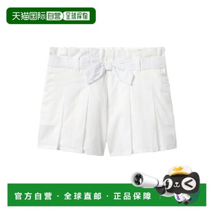 白色 jack珍妮和杰克褶皱纸袋腰短裤 美国奥莱直发 and 自营janie