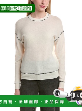 自营Bruno Magli Whipstitch Wool & Cashmere-Blend Sweater - w