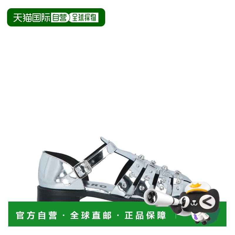 【美国直邮】sandro 女士 凉鞋平底铆钉真皮罗马鞋,女鞋,时装凉鞋,淘宝优惠券,粉丝福利购,淘宝优惠卷