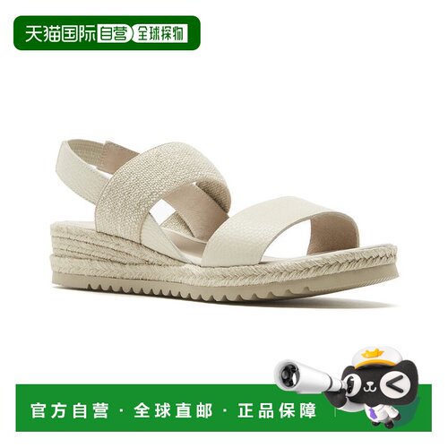 自营la canadienneThe Canadian Rica皮革凉鞋-白色 美国奥莱直发