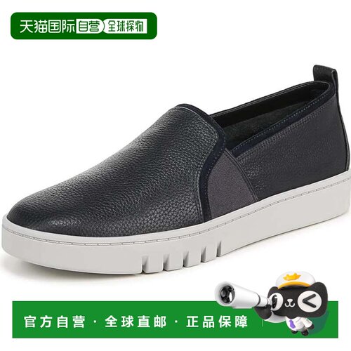 自营Men's Vionic Cambria Sneakers  Navy Leather Slip On Casu