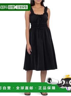 自营Women's KUT from the Kloth Wednesday Dress Black Ruffle