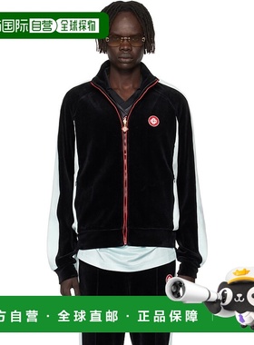 1h可退 香港直邮潮奢 Casablanca 男士 黑色运动夹克 MPF25JTP395