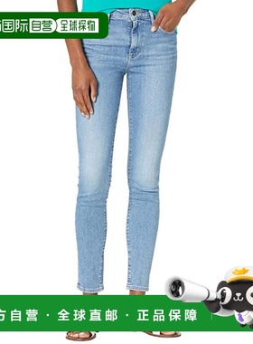 自营Levi's 721 Jeans Womens Blue Denim  Wash High Rise Skinn