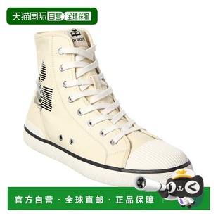 自营Isabel Marant Benkeen Canvas High-Top Sneaker - white 美