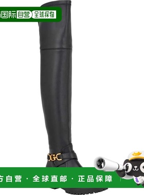 自营Guess Jellio Boots Women's Black Lug Sole Round Toe Over