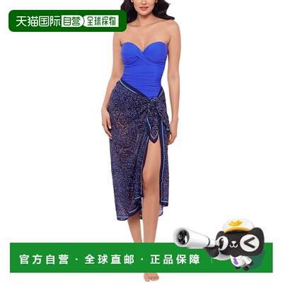 自营Miraclesuit Spotlight Pareo Cover-Up - purple 美国奥莱直