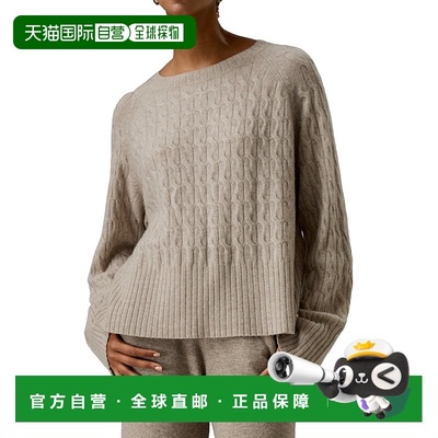 自营lilysilkBaby Cashmere Cable-knit Sweater for Women - cam