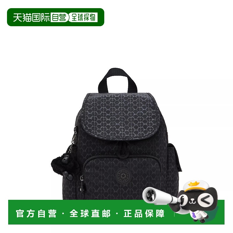 自营Kipling City Pack Mini Printed Backpack - signature embo