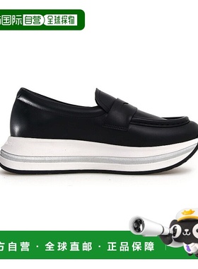 自营VOILE BLANCHE快乐皮乐福鞋-黑色 美国奥莱直发女鞋一脚蹬