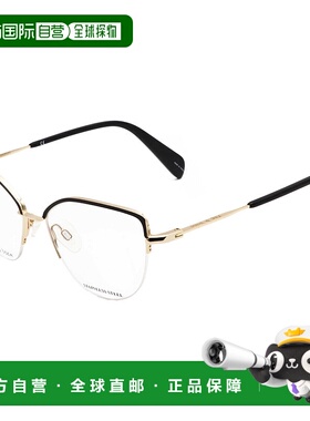 自营 rag & boneRag&Bone女式53mm金黑色眼镜-金黑色 美国奥莱直