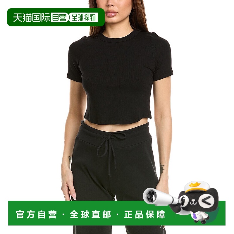 自营 LNA Klara罗纹T恤-黑色 美国奥莱直发