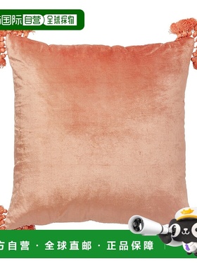 自营 roselliRaj Terracotta 天鹅绒枕头 - 灰褐色 美国奥莱直发