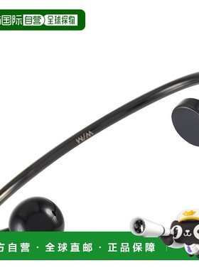 自营 Calvin Klein 黑色 PVD 镀层不锈钢开口手镯 - 多色 美国奥