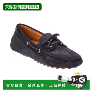 自营TOD's Gommino麂皮乐福-海军蓝 美国奥莱直发