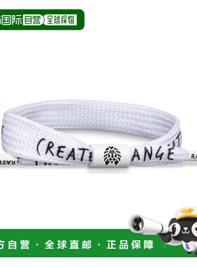 自营Rastaclat 原创手工组装白色 Create Change 可调节单蕾丝手