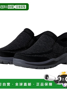 自营Skechers Arch Fit Motley - Atlee Black  205202WW-BLK Men