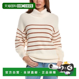 自营525 America Oversized Turtleneck Pullover - white 美国奥
