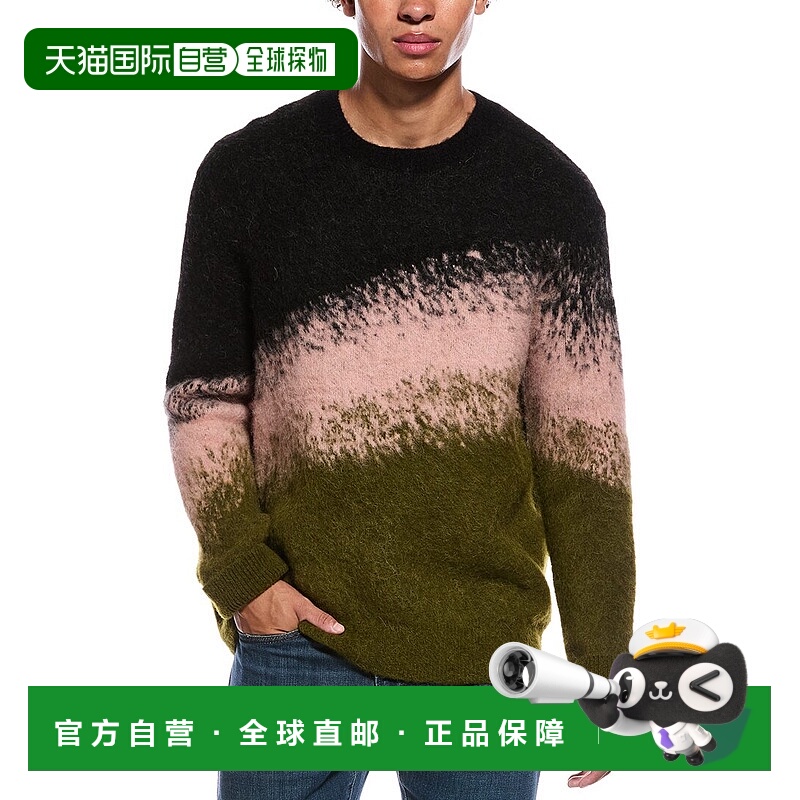 自营all saintsAllSaints Sirus Alpaca & Wool-Blend Crewneck S