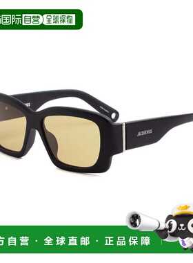 自营Jacquemus Sunglasses Square Full Rim, Shiny Black Frame