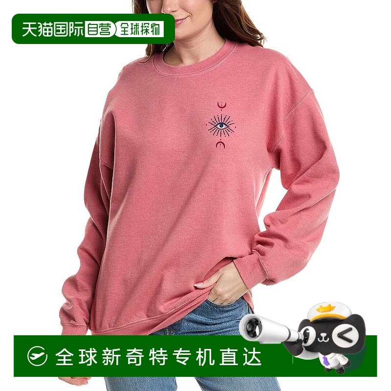自营Project Social T 全视之眼刺绣运动衫 - 红色 【美国奥莱】