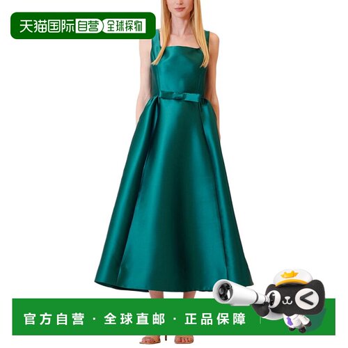 自营Julia Jordan Mikado连衣裙-绿色 美国奥莱直发