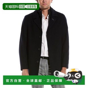 Blend Wool Coat Navy 外套美国奥莱直发 自营Cole 男装 Haan