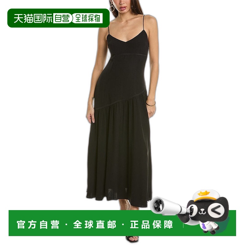 自营 Ulla Johnson Alegria 连衣裙 - 黑色 美国奥莱直发