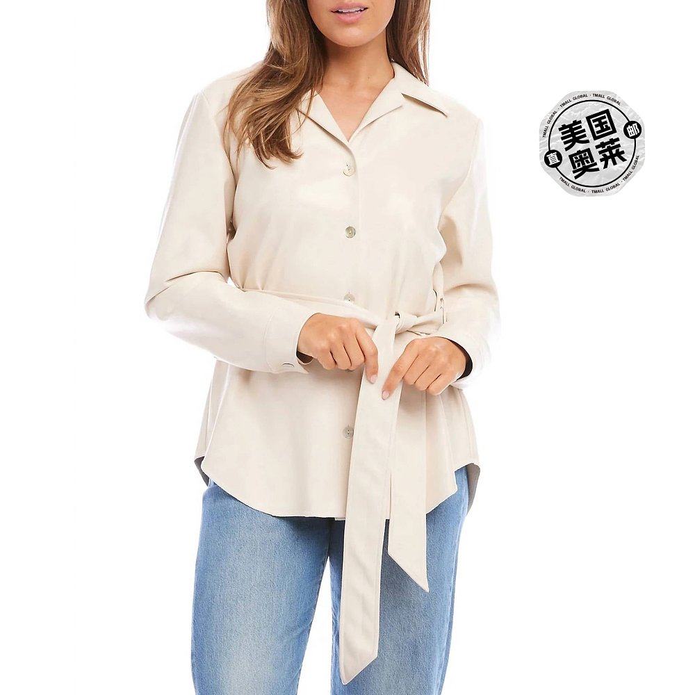 fifteen twenty米色束带夹克 米色 【美国奥莱】直发