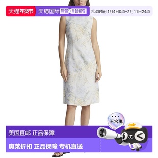 自营 lafayette 148 new york拉斐特148纽约哈普森亚麻混纺连衣裙