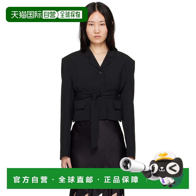 1h可退 香港直邮潮奢 Recto 女士 黑色西装外套 RCWK23RWJK04B