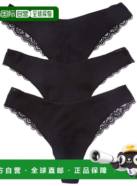 自营Journelle 3pk Estelle Thong - black 美国奥莱直发