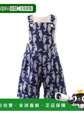 自营 Rachel Riley Seahorse Dungaree - multi 美国奥莱直发